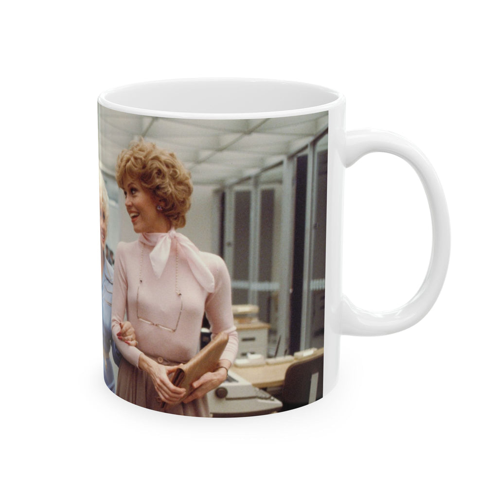 Lily Tomlin, Dolly Parton, Jane Fonda in 9 to 5 mug