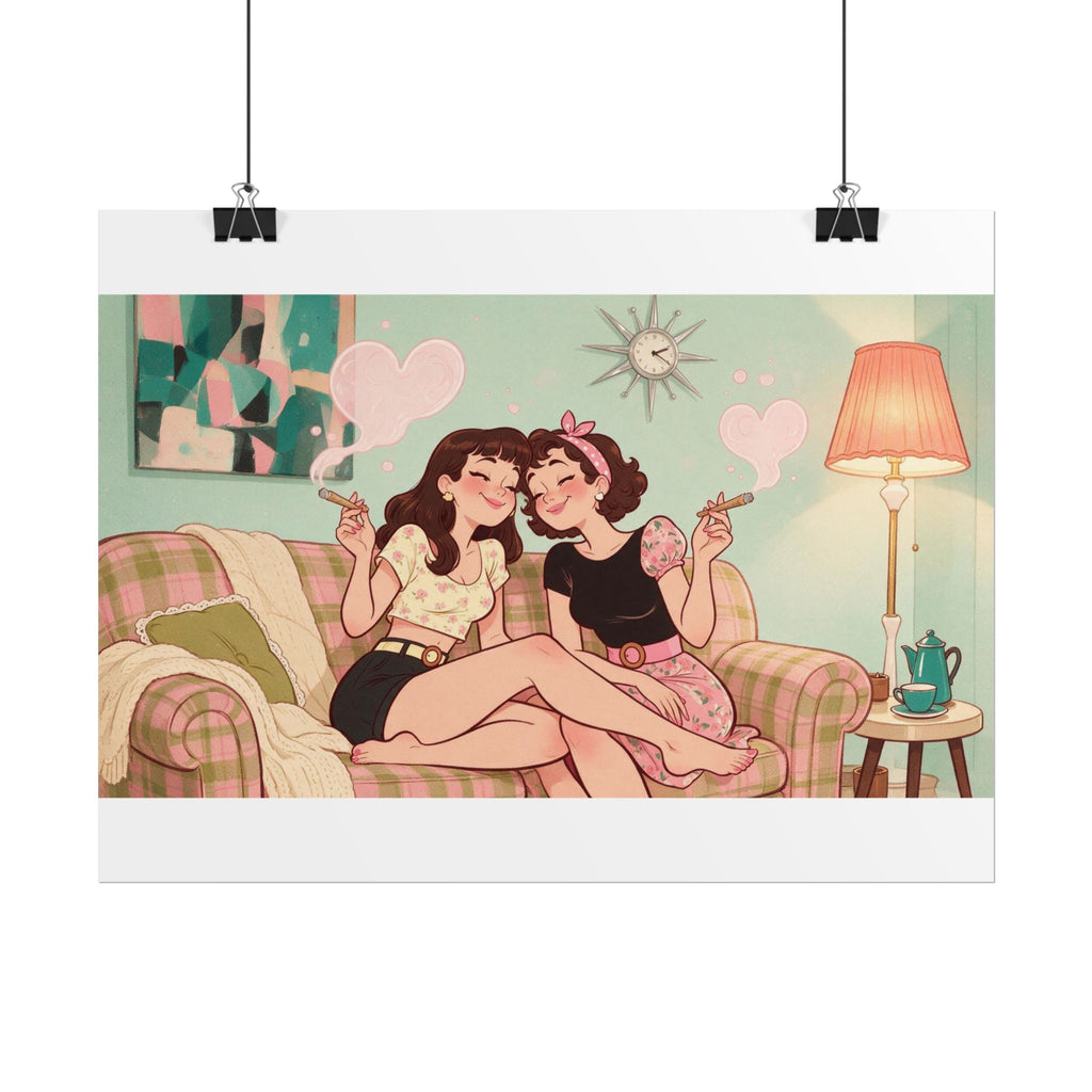 "Mid Century Smoke" Physical Print
