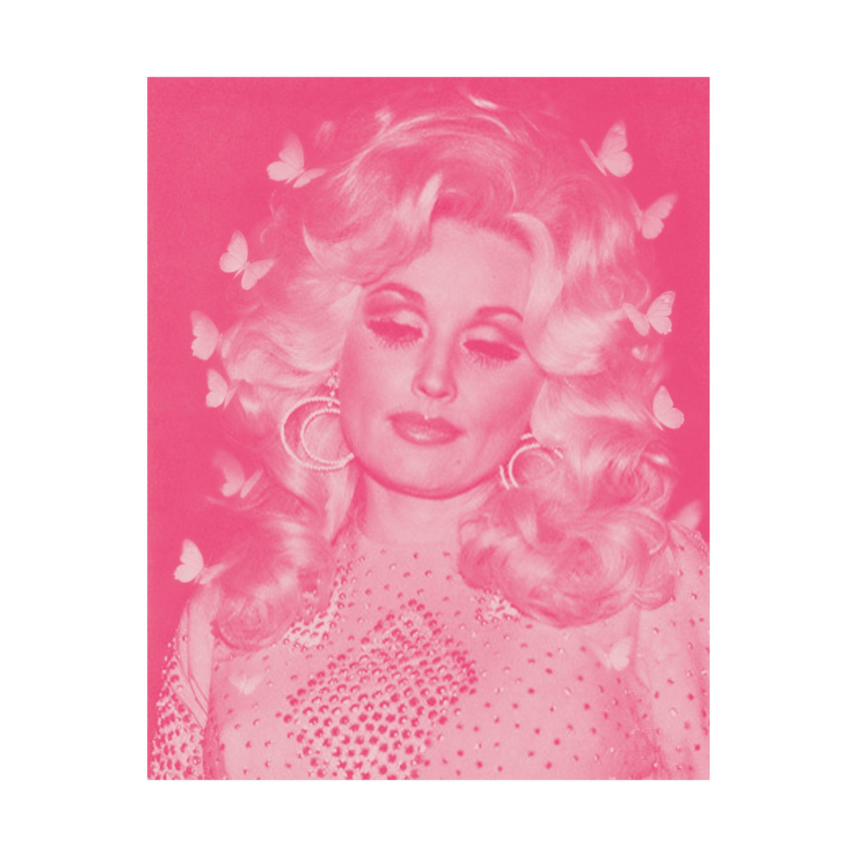 Love Is Like A Butterfly - Dolly Parton Physical Poster