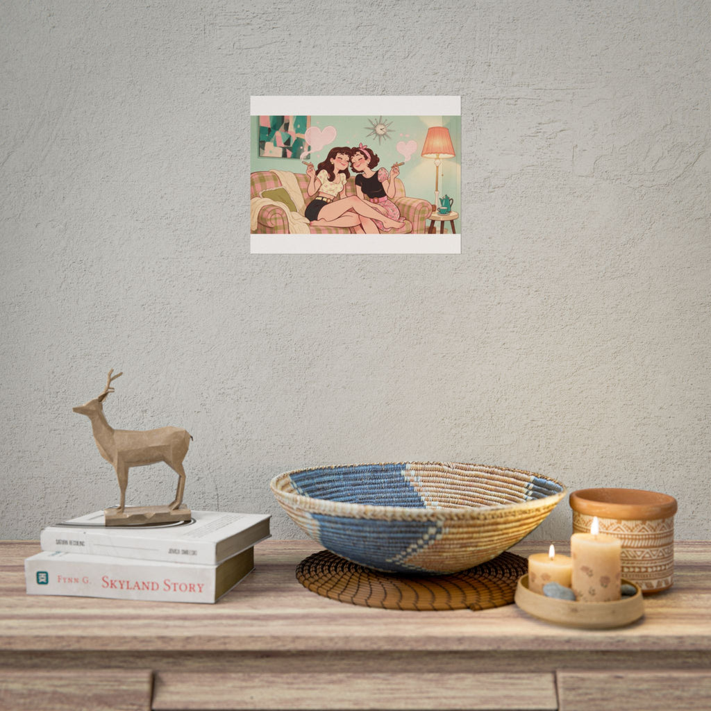 "Mid Century Smoke" Physical Print