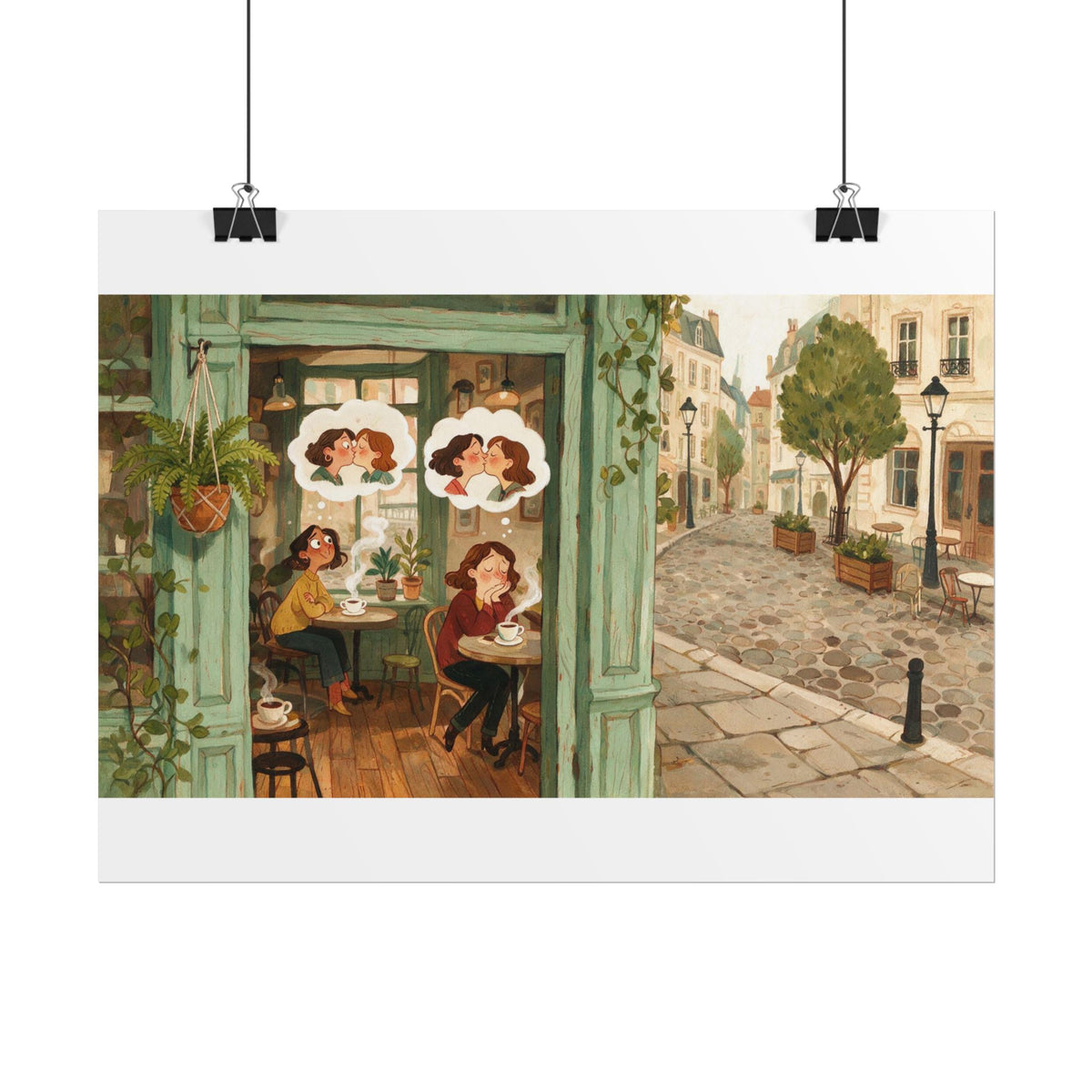 "Coffee Shop Love Song" - Physical Print