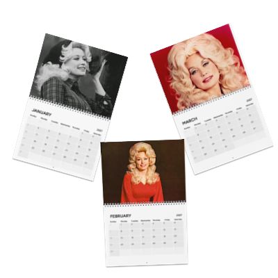 Dolly Parton 2027 Upcycle Calendar
